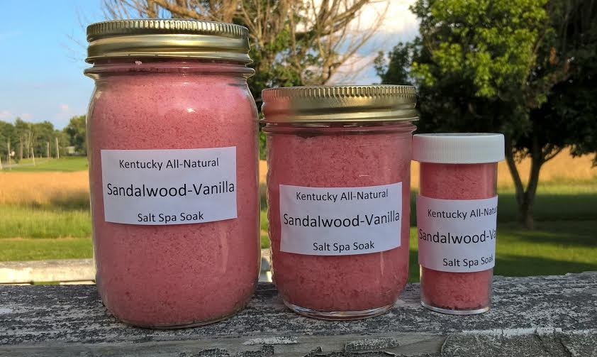 Sandalwood-Vanilla Salt Spa Soak